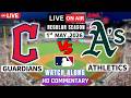 Cleveland Guardians vs Athletics Live - MLB 1st Game Score Radio Broadcast ball by ball watch along