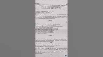 JNTUH R22 BTech 3 Year 1st Semester DAA Question paper😱🔥#jntuhexampaper #btech