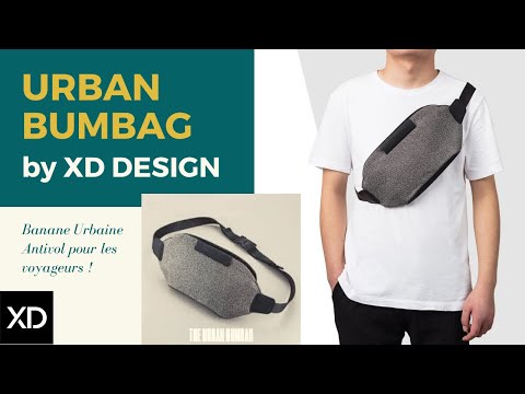 Sac URBAN BUMBAG by XD DESIGN | La Banane Urbaine Antivol qui est le Compagnon de Voyage idéal ✈️🚅