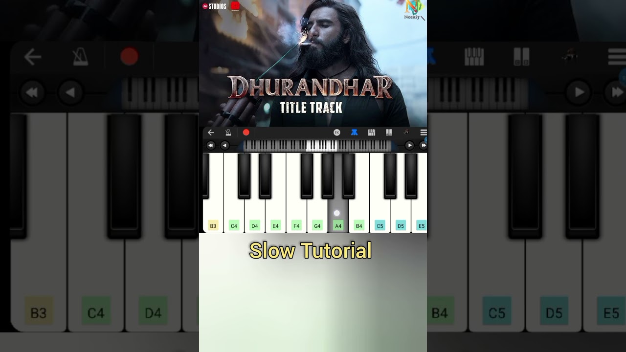 Ver Dhurandhar Title Track Piano Tutorial | Walk Band Cover 🎹 | Easy Piano Notes 🎶 #shorts en YouTube Ver Dhurandhar Title Track Piano Tutorial | Walk Band Cover 🎹 | Easy Piano Notes 🎶 #shorts en YouTube