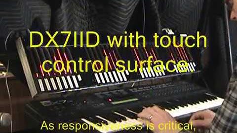 real-time touch control surface on a Yamaha DX7IID synthesizer, how to edit DX7 patches