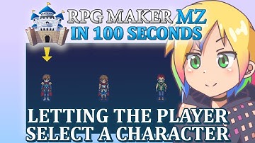 Letting the Player Select a Character // RPG Maker MZ In 100 Seconds