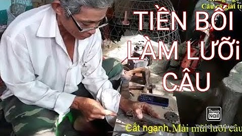 TIỀN BỐI HƯỚNG DẪN LÀM LƯỠI CÂU CÁ LÓC/ QUÁ ĐIÊU LUYỆN@giangngofising ​