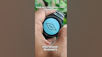 Fossil Gen-8 Black Edition