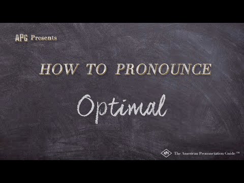 How to Pronounce Optimal (Real Life Examples!)