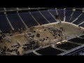 Time Lapse Conversion from WWE Monday Night Raw to NHL Ice