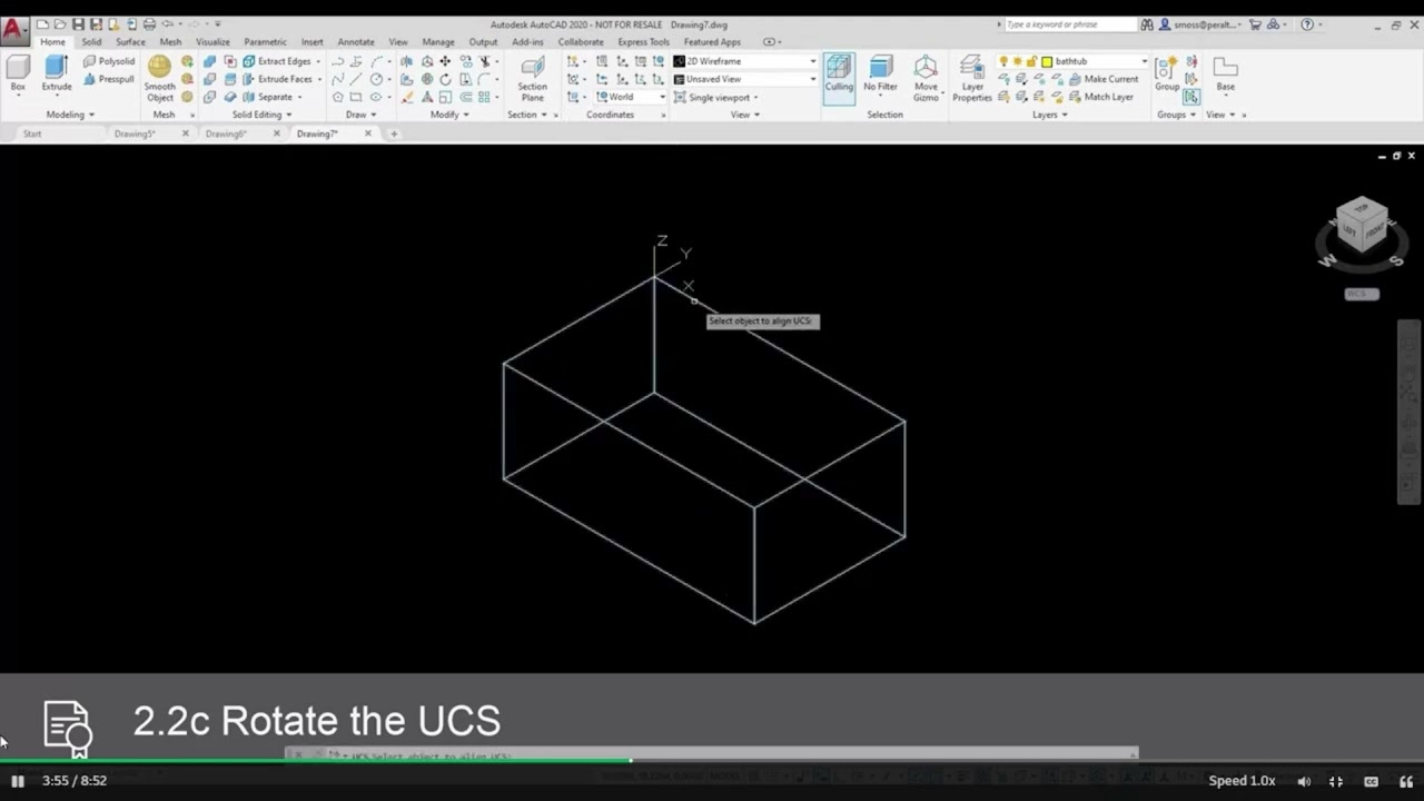 Control Manage UCS User Coordinate System For 3D AutoCAD Tutorial Control Manage UCS User Coordinate System For 3D AutoCAD Tutorial
