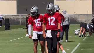 AIDAN O’CONNELL & GARDNER MINSHEW COMPETE IN OTAs; O’CONNELL SLINGS BULLETS & MINSHEW SHOWS MOBILITY