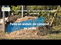 Faire un andain de compost  mouvement de lagriculture biodynamique