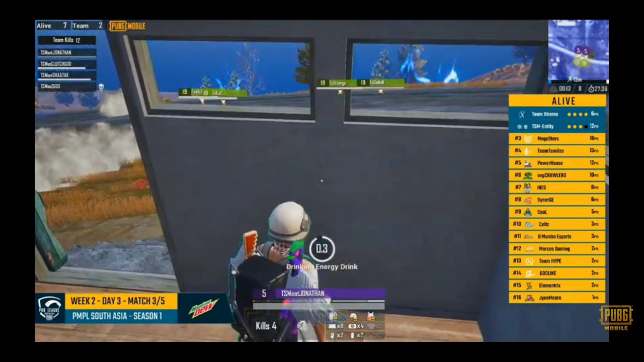 TSMENTITY GET A AWESOME CHICKEN DINNER IN PMPL DAY 3 WEEK 2