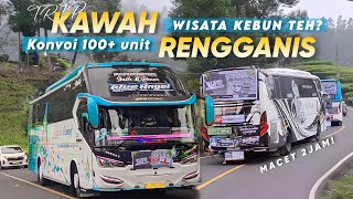 TRIP PENUH DRAMA!! KONVOI PULUHAN BUS OTW KAWAH RENGGANIS FULL BASURI