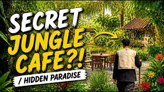 I Found a SECRET Tropical Jungle Cafe Hidden in Indonesia! 🌿😱
