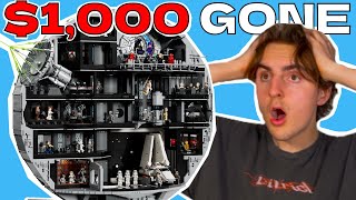 DESTROYING THE BIGGEST LEGO SET EVER! | LEGO UCS DEATH STAR DROP TEST!