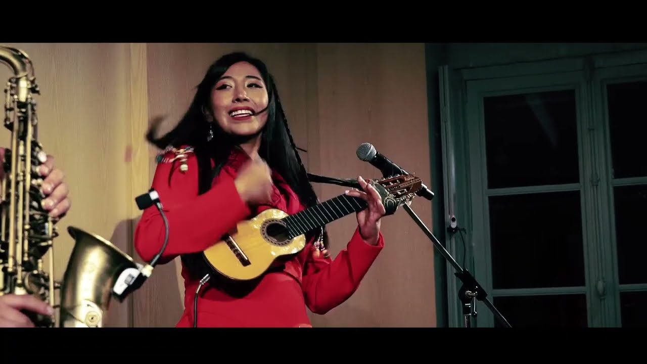 Luciel Izumi y Ruddy Barrancos, Maison de l'Amérique Latine. Viva mi patria Bolivia.