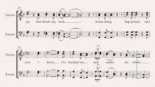 He Touched Me I Accompaniment I Lyrics & Notes