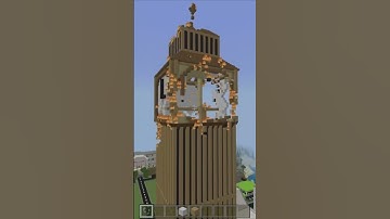 RIP Ben! #minecraft #minecraftbuilding #bigben #minecraftshorts #minecraftmemes