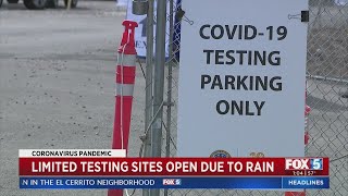 County Closes 7 COVID-19 Testing Sites Due To Rain