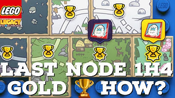 Lego Legacy Heroes Unboxed - Brickpace Yeti 1H4 Gold Trophy How?