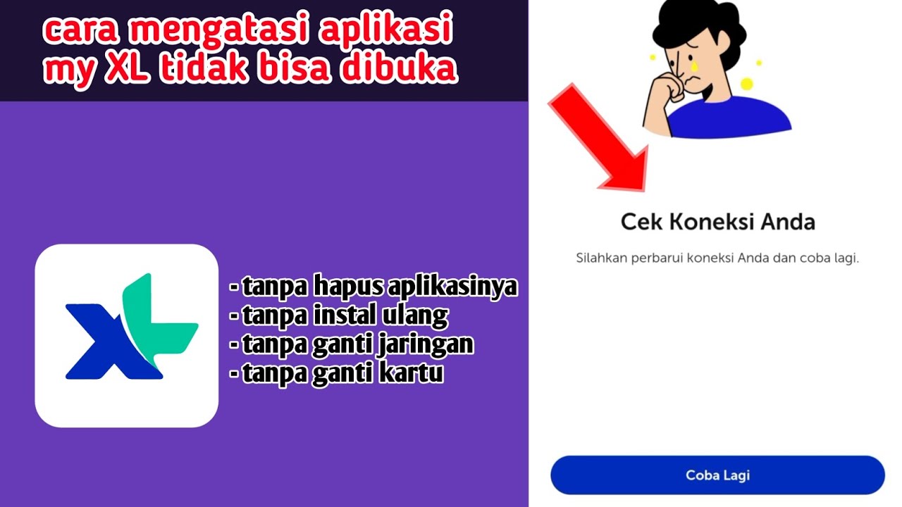 cara mengatasi aplikasi my XL tidak bisa dibuka atau tidak bisa masuk