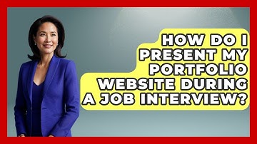 How Do I Present My Portfolio Website During A Job Interview? - Aspiring Teacher Guide