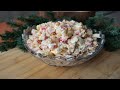 🦀🦀🎄/Вкусный и простой салат из крабовых палочек