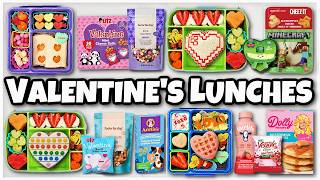 Eating ONLY Heart-Shaped Valentines Day Food for Lunch ❤️ Bunches of Lunches!