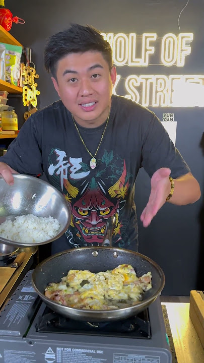 FRIED RICE EXACTLY LIKE A RESTAURANT #SHORTS #FRIEDRICE