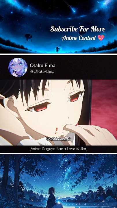 She Mistook Her Finger For an Octopus | Kaguya Sama Love is War #anime #animeshorts #foryou