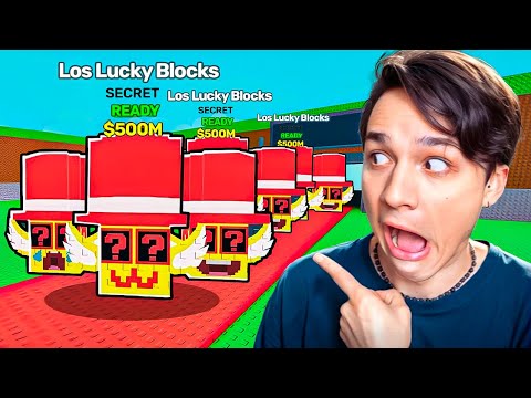 КУПИЛ X100 УДАЧИ и ОТКРЫЛ 100 ЛОС ЛАКИ БЛОКОВ в УКРАДИ БРЕЙНРОТ РОБЛОКС!