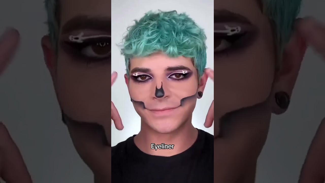TikTok Makeup Challenge - Halloween Makeup Filter