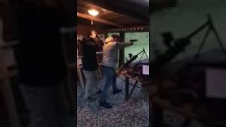 Desert eagle at shooting range Prague