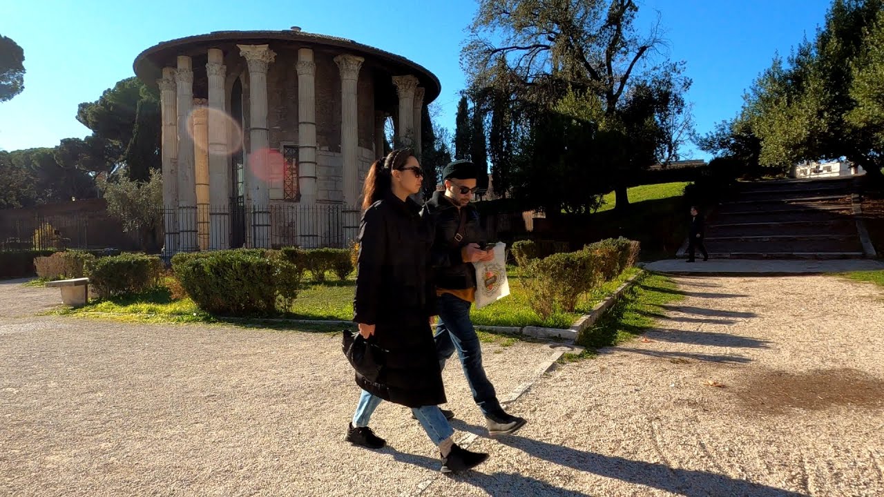 Virtual Tour Foro Boario - Arco di Tito [Sub ENG & ITA] Rome, ITALY [4K 50fps] Dec 2021 - Slow TV