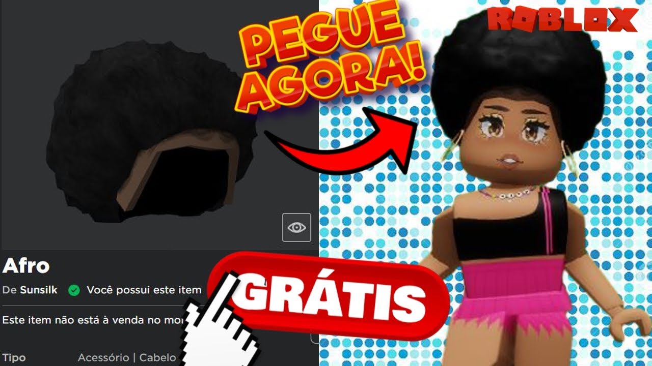 COMO PEGAR QUALQUER CABELO DE GRAÇA SEM GASTAR ROBUX NO ROBLOX