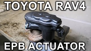 Toyota RAV4 (2019-2025): Electric Parking Brake Actuator Replacement.
