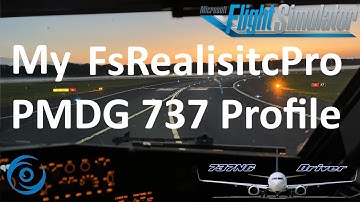 My FSRealisticPro PMDG 737 settings