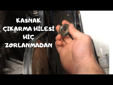 Video: Krank mili kasnağı nasıl çıkarılır?