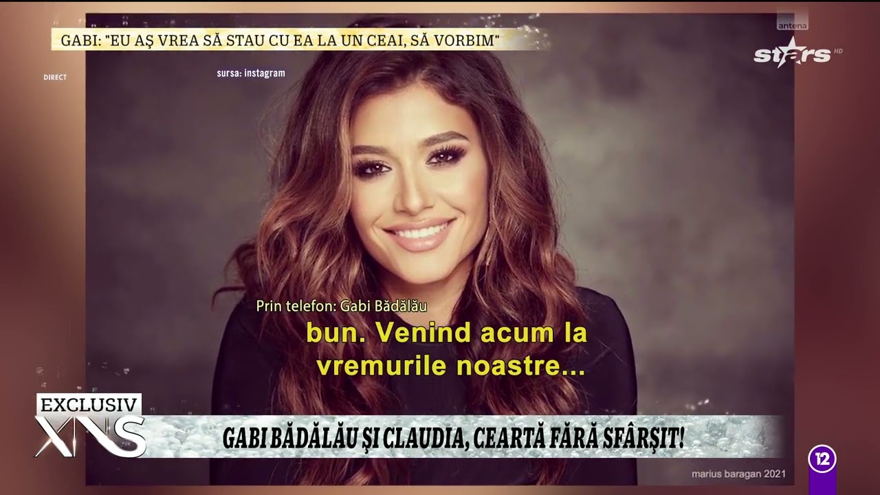 Gabi Bădălău și Claudia, ceartă fără sfârșit!