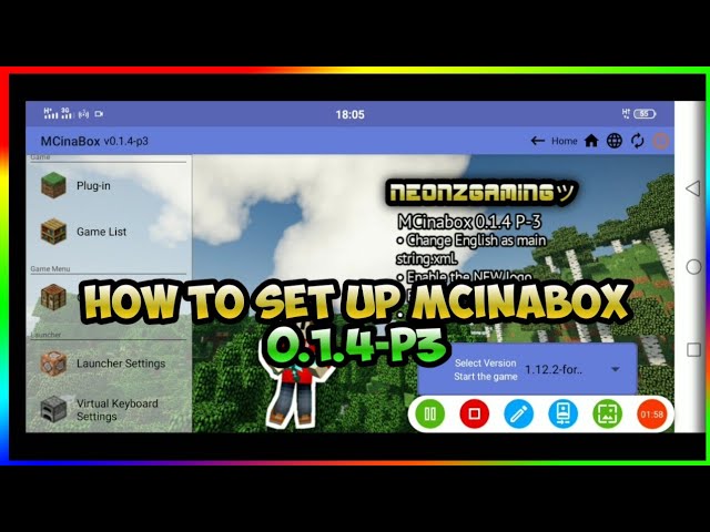 MCinaBox (1.20.4, 1.19.4) - A Minecraft Java Edition Launcher on Android 