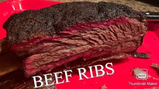 Beef Ribs on the Old Country BBQ pits Offset Smoker