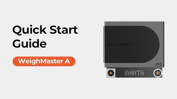 Quick Start Guide: WeighMaster A