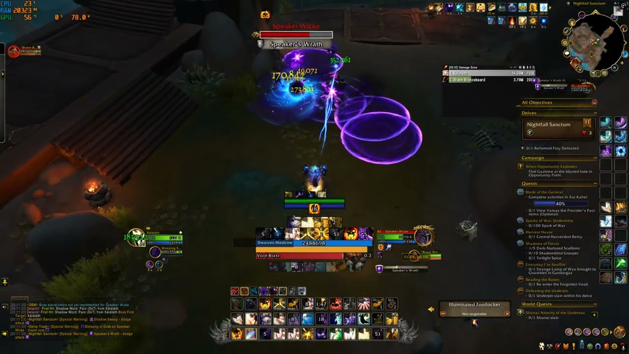 Tier 11 Delve Easy Solo with Discipline Priest