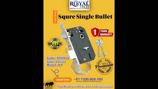 Square Single Bullet Mortice Lock | Compact &amp; Strong Door Lock | Best Security Lock #hardwareproduct