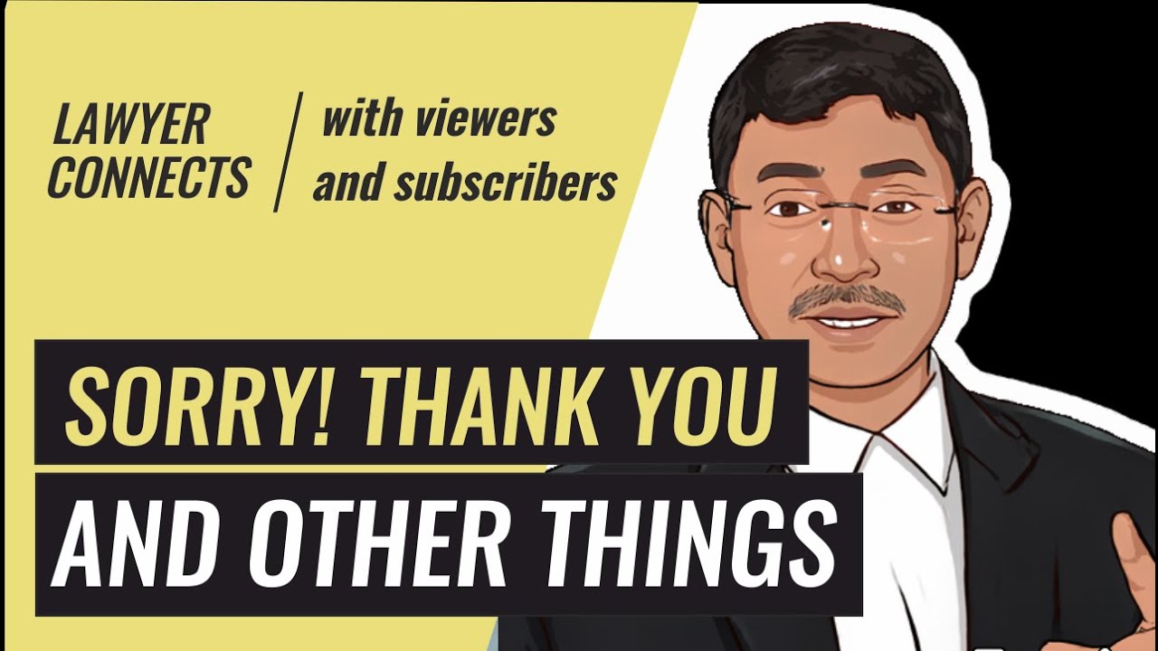 Thank You ..... and Other Things