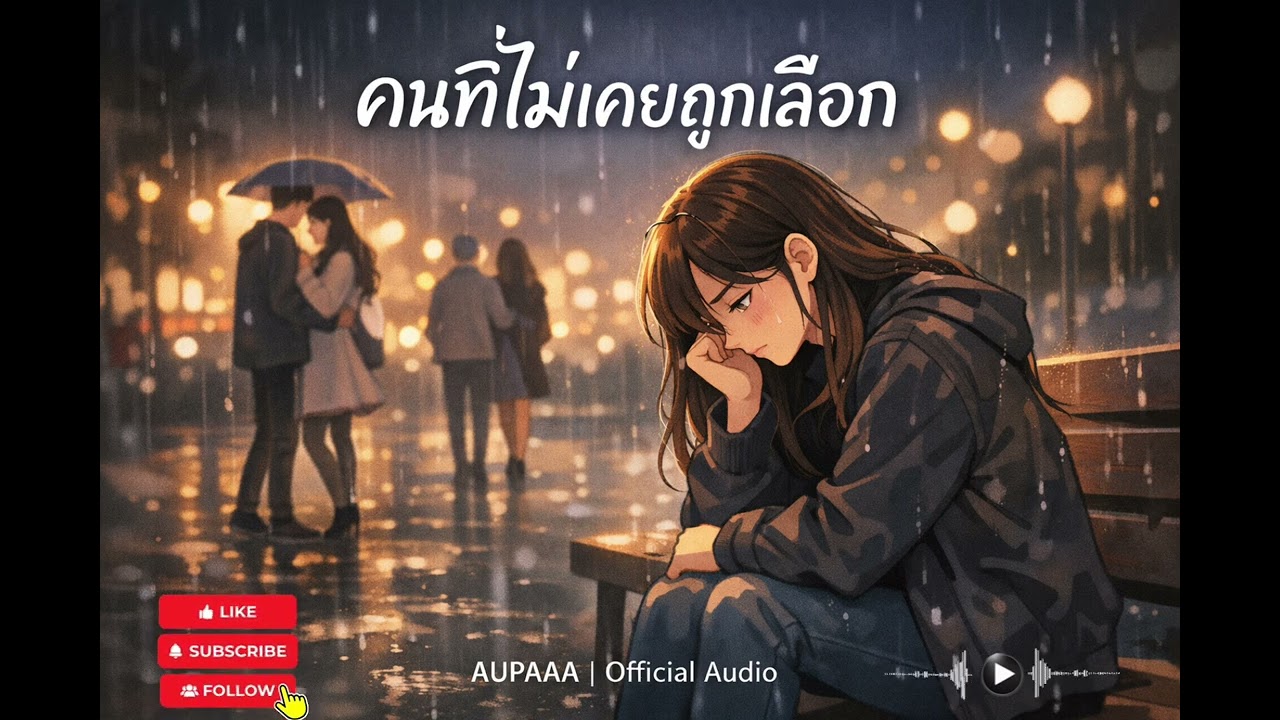 คนที่ไม่เคยถูกเลือก -AUPAAA (Official Audio) เพลงเศร้า เพลงอกหัก โดนทิ้ง