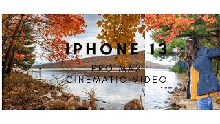 IPHONE 13 PRO MAX CINEMATIC VIDEO | SHOT ON IPHONE 13 PRO MAX | JIM THORPE FALL FOLIAGE | DJI OSMO 3