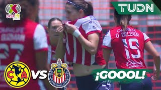 ¡HAY VIDA! ¡GOLAZO de Licha Cervantes! | América 0-1 Chivas | Liga Mx Femenil - CL2024 Semis | TUDN