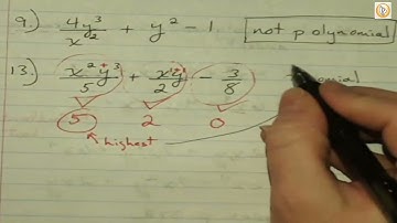 Alg. 1: 9.1 Classifying and Evaluating Polynomials (part 2)