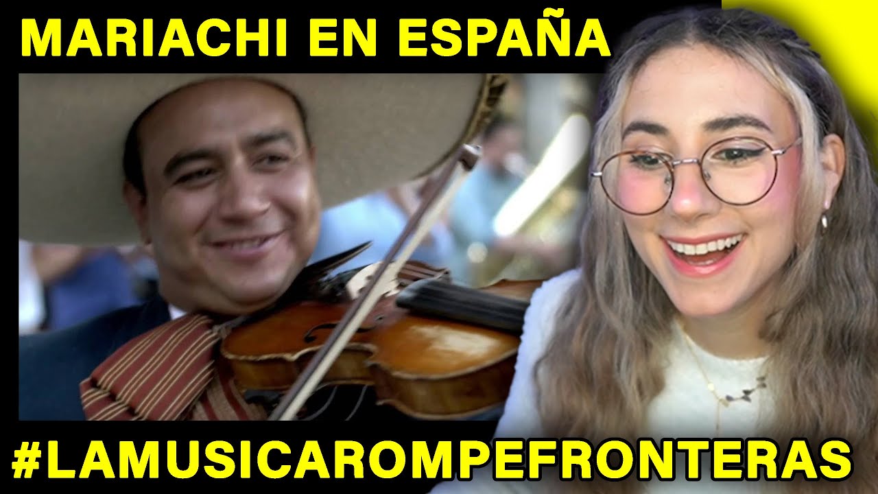 ESCUCHO a  #LaMusicaRompeFronteras - Flashmob de Mariachi en España  - REACCION