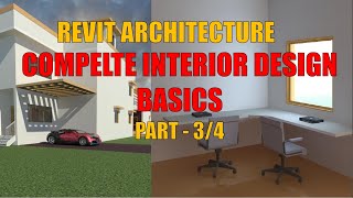 Modern House Interior Design Part 3/4 - REVIT ARCHITECTURE PROJECT 2