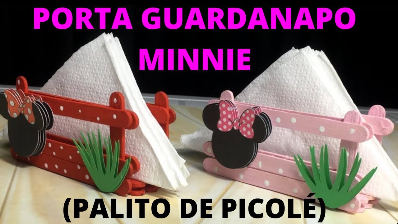 como  fazer  porta - guardanapo de Palito de Picolé / artesanato  para decoração / centro de mesa